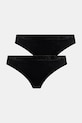 Nohavičky Emporio Armani Underwear 2-pak nohavičky čierna EW000403.AF10891