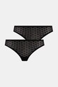 Emporio Armani Underwear figi 2-pack dzianina czarny EW000403.AF15358