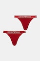 Стринги Emporio Armani Underwear 2 шт аппликация красный EW000405.AF15345