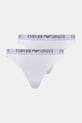 Emporio Armani Underwear stringi 2-pack dzianina biały EW000402.AF13033
