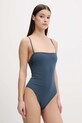 Calvin Klein jednoczęściowy strój kąpielowy LV00Q62709 szary AW25