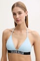 Calvin Klein bikini felső melltartó merevítő nélkül kék LV00Q62854