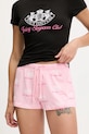 Juicy Couture komplet piżamowy JUICY SLEEPOVER CLUB SHORT PYJAMA SET czarny JCLPJ225501