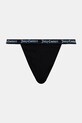 Îmbrăcăminte Juicy Couture tanga 3 PACK RIBBED MICROFIBRE THONG 3-pack JCTTH125982 negru