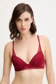 Podprsenka BOSS s kosticami burgundské 50545332