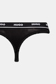 Прашки HUGO (3 броя) TRIPLET THONG STRIPE 50545680 син
