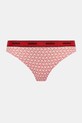 HUGO stringi bawełniane 3-pack TRIPLET THONG DESIGN 50545703 czerwony AW25