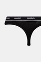 HUGO stringi bawełniane 3-pack 50545703 czarny