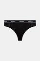 Odzież HUGO stringi bawełniane 3-pack TRIPLET THONG DESIGN 50545703 czarny