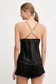 Chantelle top de pijama de mătase XPLICIT C01VI5 negru AW25