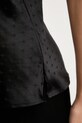 Îmbrăcăminte Chantelle top de pijama de mătase XPLICIT C01VI5 negru
