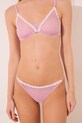 women'secret stringi tkanina fioletowy 4219892