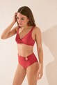 Odzież women'secret figi kąpielowe 6469699 bordowy