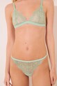 women'secret stringi stringi zielony 4219906