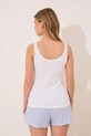 women'secret piżama bawełniana niebieski 3599205