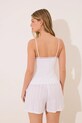women'secret piżama bawełniana 3599207 biały