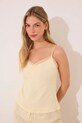 women'secret piżama bawełniana 3599208 żółty AW25