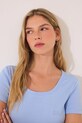 women'secret piżama bawełniana 3599220 niebieski AW25