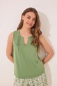 women'secret piżama bawełniana 3599214 zielony AW25