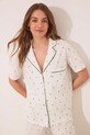 women'secret piżama bawełniana 3599200 biały AW25