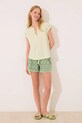 women'secret piżama bawełniana 3599219 zielony