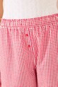 Odzież women'secret spodnie piżamowe bawełniane 3709664 bordowy