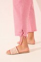 women'secret spodnie piżamowe bawełniane bordowy 3709664