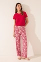 women'secret spodnie piżamowe czerwony 3709677