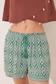women'secret pantaloni scurți de pijama fund verde 3709682