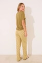 women'secret set de pijama de bumbac SNOOPY 3139904 verde