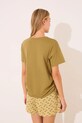 women'secret piżama bawełniana SNOOPY 3139899 zielony