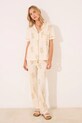 women'secret pijamale de bumbac set bej 3139884
