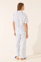women'secret piżama bawełniana 3139889 biały