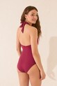 Ruházat women'secret egyrészes fürdőruha 5529097 burgundia