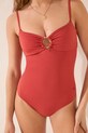 Ruházat women'secret egyrészes fürdőruha 5529098 burgundia