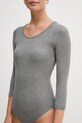 Боді United Colors of Benetton 3P2Y3B005 сірий