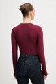 Oblečení Body s příměsí kašmíru United Colors of Benetton 3LRU3B004 burgundské