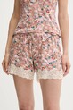 United Colors of Benetton szorty piżamowe dzianina beżowy 3RKC3900W