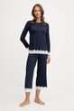 United Colors of Benetton pantaloni de pijama 3Z123F370 bleumarin AW25