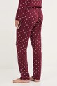 Îmbrăcăminte United Colors of Benetton pantaloni de pijama 3ZMB3F04P burgundia