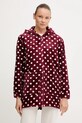 Kućni ogrtač United Colors of Benetton Planet friendly bordo 6FK81800U