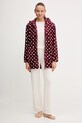 Kućni ogrtač United Colors of Benetton 6FK81800U bordo AW25