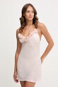 Νυχτικό Guess ROSE απλικέ ροζ O5BX00.W4712