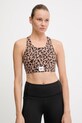 EA7 Emporio Armani biustonosz sportowy miękka beżowy AF15565.7W000563