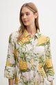 Îmbrăcăminte Farm Rio rochie de plajă din bumbac 336722 galben