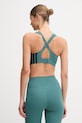 Odzież adidas Performance biustonosz sportowy POWER JX8844 turkusowy