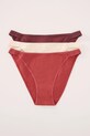 women'secret figi 3-pack 4932643 brązowy AW25