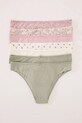 women'secret brazyliany 7-pack 4932639 beżowy AW25