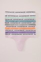 women'secret stringi 7-pack 4932653 fioletowy AW25