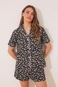 women'secret piżama wzorzyste czarny 3592412
